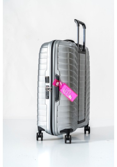 Valiz Etiketi Ve Bavul Etiketi Neon Renk Pvc Neon Pembe