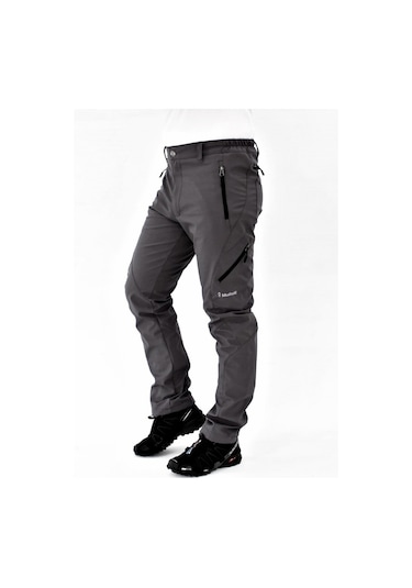 Mudwill Gri Windblock Softshell Polarsız Outdoor Pantolon Gri