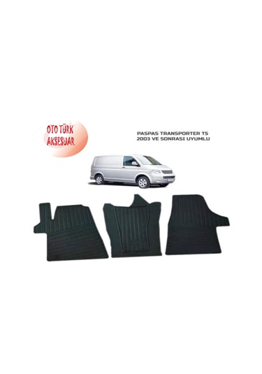 Vw Transporter T5 - T6 - T7 Minibüs Ve Panelvan Kauçuk Paspas Ön