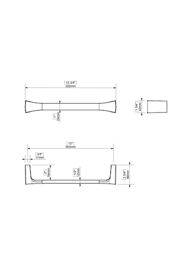 Sonia S7 Havluluk. Krom 131464 Krom