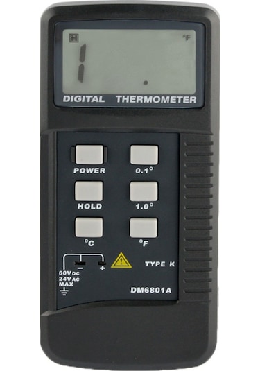 Sones K-tipi Sensörlü Dijital Termometre Dm6801a