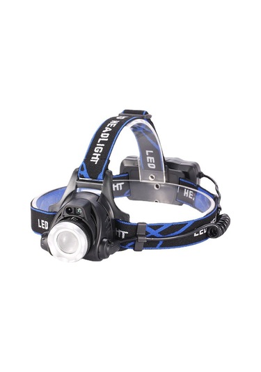 Teltree Dışarıda Balık Tutarken Kullanıma Uygun, Sensörlü, Şarj Edilebilir, Su Geçirmez, Yakın-uzak Odaklanabilir Led Kepçe Işığı T6 Tekli