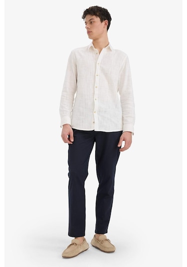 Defacto Jogger Fit Dar Paça Pamuklu Pantolon Z6475az25aunv64 Lacivert
