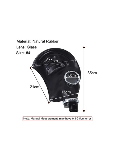 Jialan Yeni 64 Tipi Çok Amaçlı Siyah Gaz Tam Maske Maske Boyama