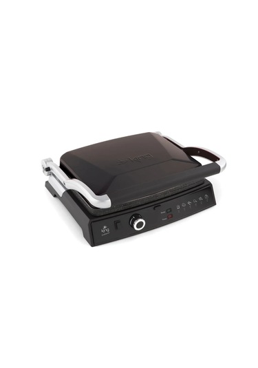 King K462S 2000 W Grill Master Siyah Izgara Ve Tost Makinesi