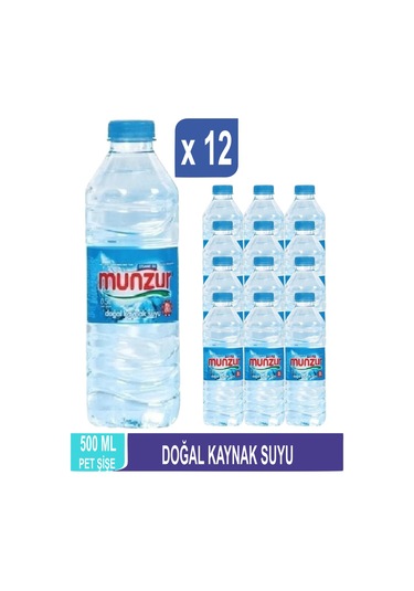 Munzur Doğal Kaynak Suyu 500 Ml X 12