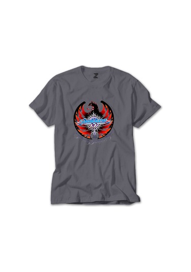 Dokken Lightning Strikes Again Gri Tişört Gri