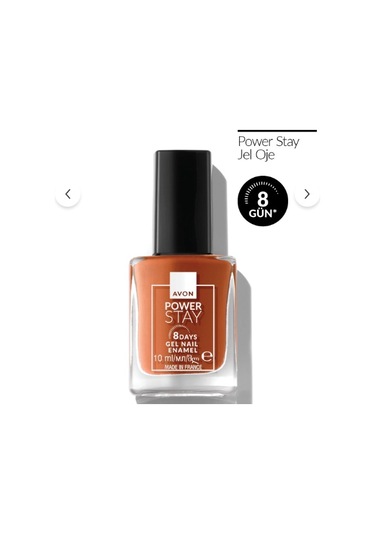 Avon Power Stay Gel Tırnak Cilası Pumpkin Spice 10 ML