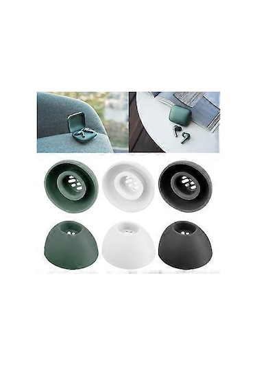 Buds Pro2 Kablosuz Kulaklıklar İçin 3 Set Yumuşak Silikon Kulak Pedleri, Rahat Ve Kolay Takılabilen Kulaklık Kılıfları, Beyaz