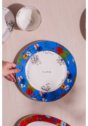 Karaca Frida Servis Tabağı Mavi 27 Cm