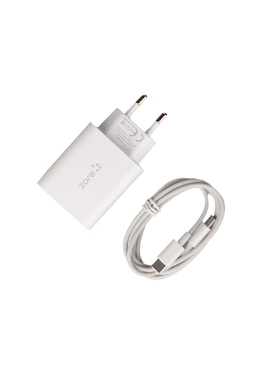 Alan Tech Xmac Serisi X6 Type-c To Type-c Ev Şarj Aleti 20w - Beyaz Beyaz