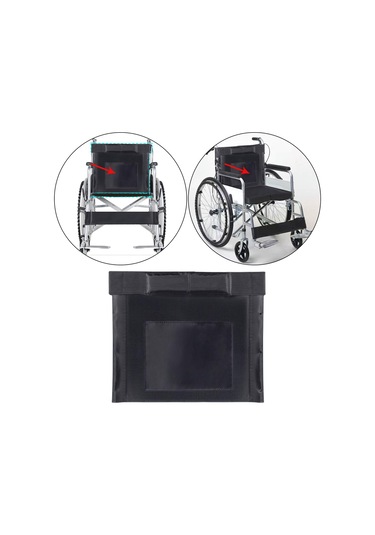 Suntek Tekerlekli Sandalye Arkalığı Veya Koltuk Siyah-arkalık Siyah Arkalık Diğer