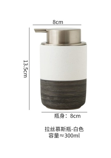 Öpü Dispenseri - El Pompası Dispenseri Zarif Beyaz Harajuku Şeffaf