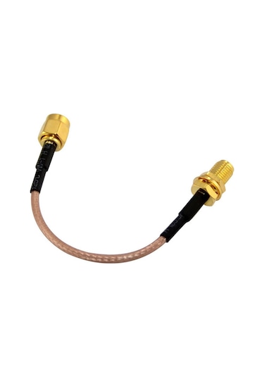 Rg316 10cm Sma Erkek Dişi Kablo Rf Uzatma Kablosu 50 Ohm 0-6ghz Koaksiyel Wifi Gsm Gprs Anten