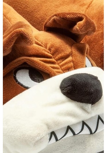 Twıgy Kızgın Unısex Hayvanlı Panduf 36-41 21k T-kızgın U Kahve Kahverengi