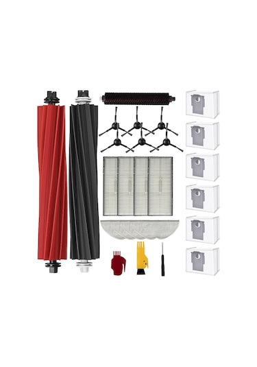 Sointeresting Roborock S8 Pro Uıtra Yedek Parçaları Aksesuarları Robot Süpürge Aksesuar Seti Toz Torbaları Ana Fırçalar