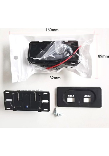 Springsun Oto Karavan Gemi Atv Uyumlu 36w Pd+qc 3.0 Çift Portlu Hızlı Şarj Aleti, Siyah Abs Kasa, Suya Dayanıklı, 20 Dakikada Kurulum
