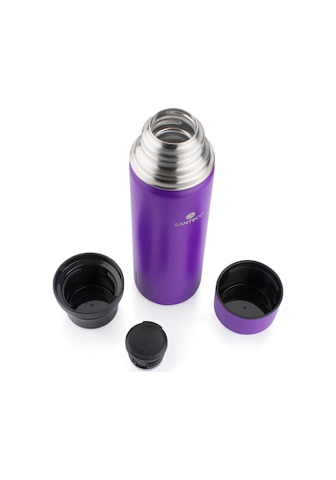 Santeco Kolima 2 Kapaklı Termos 1 L-mor