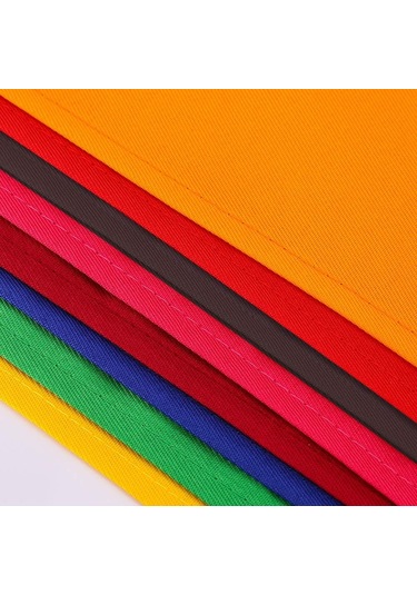 Adet Düz Önlük Toplu - 2 P'li Siyah Karışık Renkli Ticari Önlük Diğer