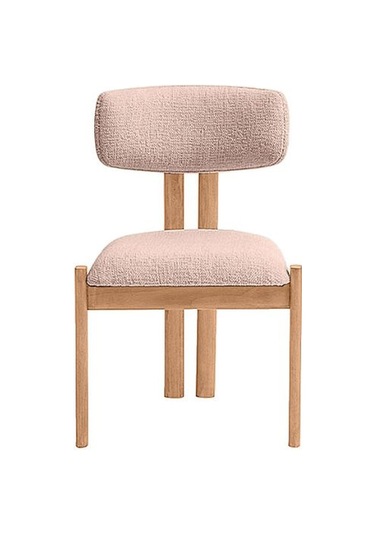 Espoo İskandinav Ahşap Bohem Sandalye Natural - Krem