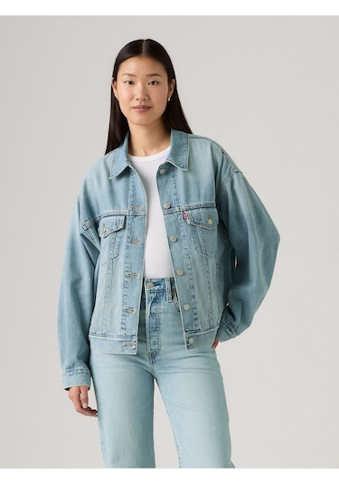 Levi's 90s Kadın Mavi Trucker Kot Ceket - A1743-0140 Mavi