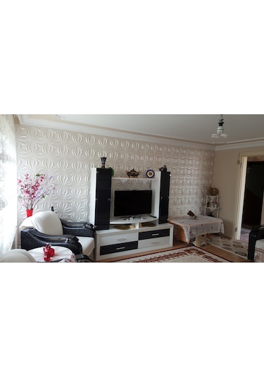 3 Boyutlu Boyanabilir Pvc Duvar Paneli Anatolia 50-50 Cm 4 Adet-1 Metrekare