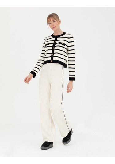 Pierre Cardin Kadın Ekru Pantolon Triko 50278173-vr019 Ekru Pierre Cardin Kadın Ekru Pantolon Triko 50278173-vr019 Ekru