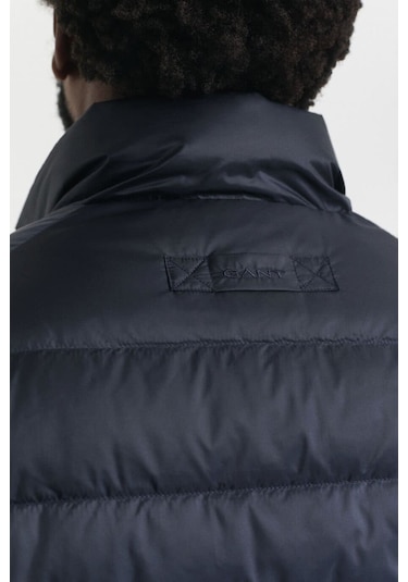 Gant Erkek Regular Fit Dik Yaka Kapitoneli Şişme Mont - Lacivert Evenıng Blue