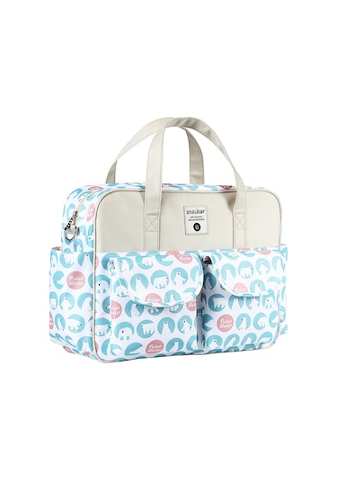 Wezone Taşınabilir Bebek Bezi Çantası - Çok Amaçlı, Modaya Uygun Ve Dayanıklı Seyahat Çantası Çok Renkli