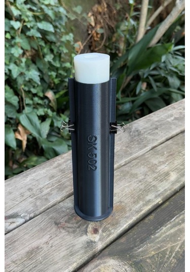 Çam Şamdan Silikon Mum Kalıbı Beyaz