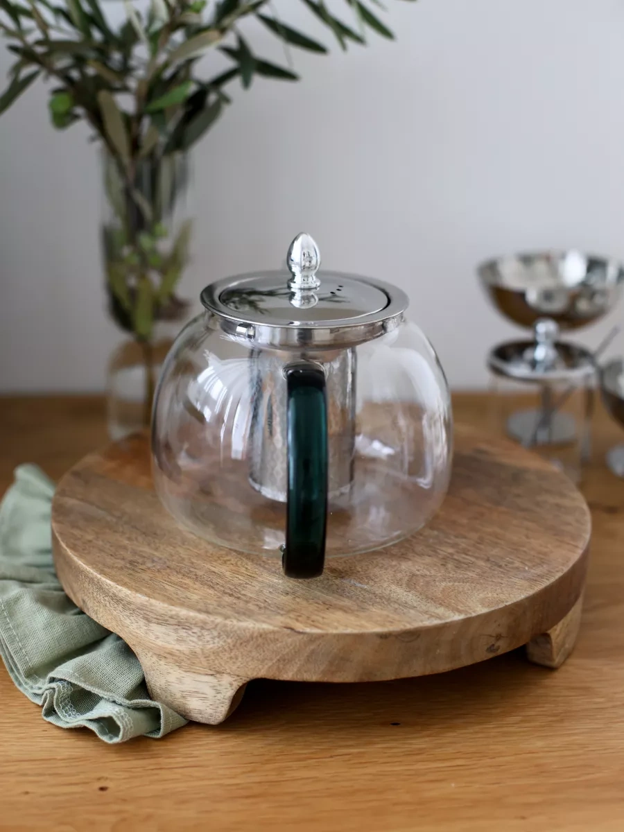 Home Lovers 1,3 L Cam Demlik Çaydanlık 240493821 Beyaz