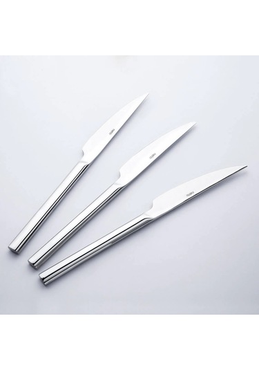 Nehir Dalyan Sade Yemek Bıçağı Düzine 12'li