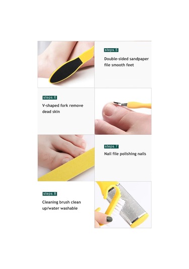 Moveevo Elektrikli Şarj Edilebilir Ayak Öğütücü Dijital Ekran Nasır Sökücü Ayak Pedikür Aletleri Seti Ölü Deriyi