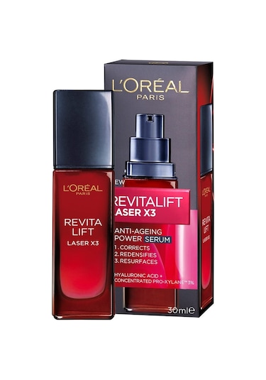 L'Oreal Paris Revitalift Lazer X3 Yoğun Yaşlanma ve Kırışıklık Karşıtı Serum 30 ML