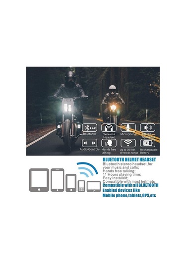 Ganzhoushop Motosiklet Kulaklık Kablosuz Bluetooth 5.0 3t6b 3 Dj Kulaklık Seti - Yüksek Kaliteli Ses Ve Rahat Kullanım İçin Mükemmel Seçim