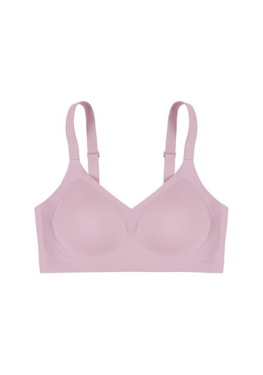 Balensiz Lazer Dikişsiz Görünmez Çıkarılabilir Pedli Toparlayıcı Sütyen Gül Kurusu