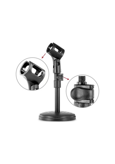 Thentech Mini Mikrofon Tutucu Stand Portatif Kolay Kullanım