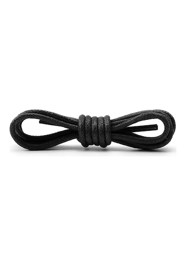 80 Cm Siyah Mumlu Klasik Ayakkabı Bağcığı Siyah