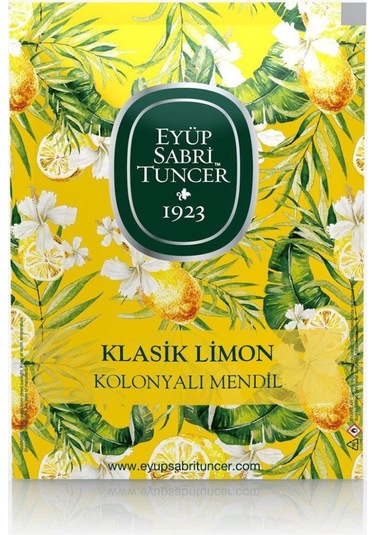 Eyüp Sabri Tuncer Klasik Limon Kolonyalı Mendil 50'li