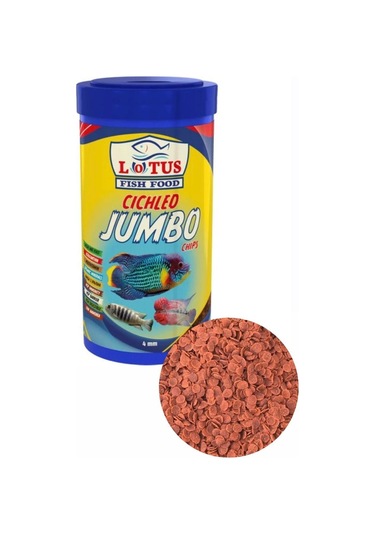 Lotus Cichlid Jumbo Chips Poşette 100 G
