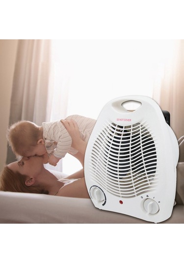 Symbee Beyaz Avrupa Standartlı Ptc Fırıncı Isıtıcı - 2000w, Ateş/üşüm Koruması, 4 Fonksiyonlu Anahtar, Ev/ofis Kullanıma Uygun Yd180