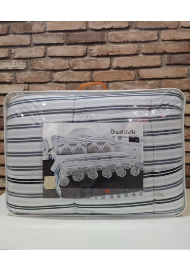 Özdilek Çift Kişilik Pamuk Saten Uyku Seti Ottoline Çok Renkli