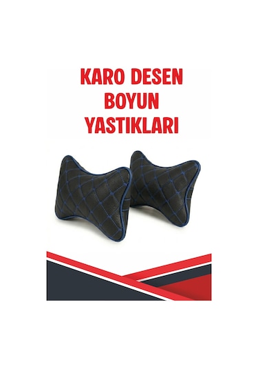Mg Hs Uyumlu Araç-oto Taba Deri Taba Dikişli Boyun Destek Yastığı