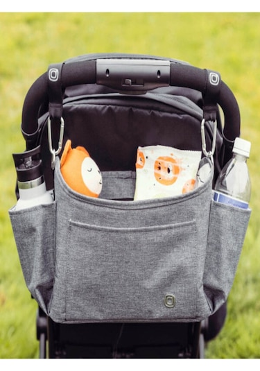 Diono Buggy Buddy 8'I 1 Arada Bebek Arabası Düzenleyici - Gri Çok Renkli