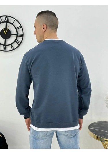 Oversize Kazak Uzun Kollı Süveter Sweatshirt 332300909 Grafit