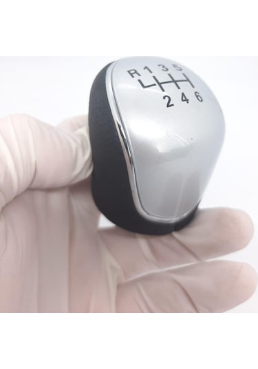 Toyota Corolla Uyumlu Için Gri Şemalı Deri Vites Topuzu 6 Ileri 2010-202