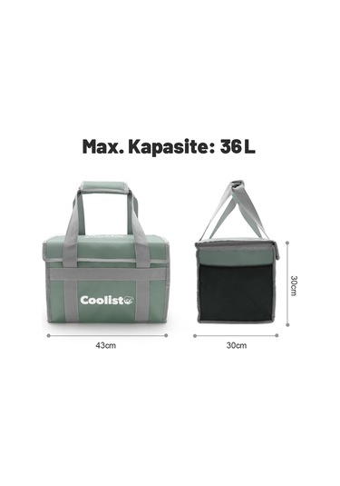 Coolist Cl36lg 36 Litre Katlanabilir Termos Bez Çanta / Buzluk Beyaz