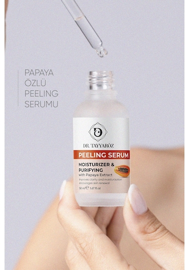 Dr. Tayyaröz Papaya Özlü Gözenek Sıkılaştırıcı Peeling Serum 50 ML