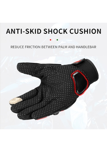 Springsun Bsddp Motosiklet Sürüş Eldiveni Rh-a0136: Çarpışma Koruma, Dokunmatik Ekran Desteği, Anti Kayma Ve Şok Emici Özellikli Siyah 2xl Büyüklük