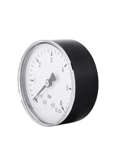 Jeemson Ts-60 Mini Metal Basınç Ölçer 0-6bar, 60mm Dial, 1/4" Npt Arka Montaj - Hava, Su, Yağ İçin Hassas Ve Taşınabilir